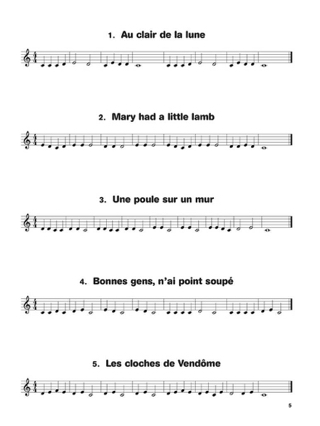 Ecouter Lire et Jouer - Les Chansons Célèbres - Volume 1 - Clarinette